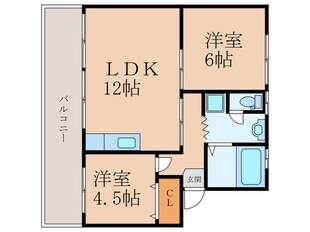 ユートピア葛原Ⅰの物件間取画像